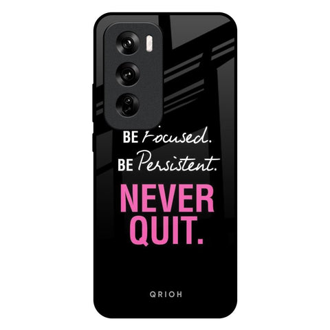 Be Focused Glossy Case for Oppo Reno 12 5G