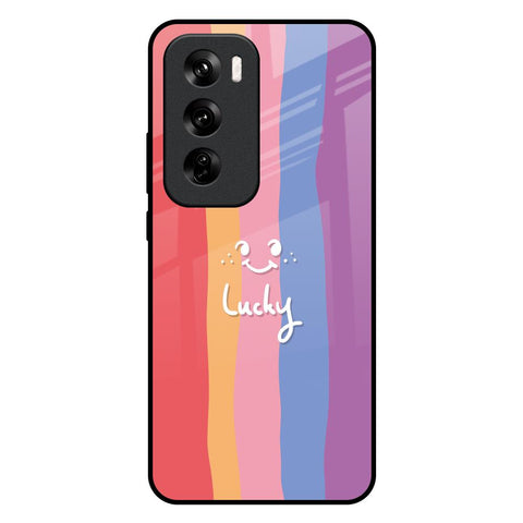 Lucky Abstract Glossy Case for Oppo Reno 12 5G