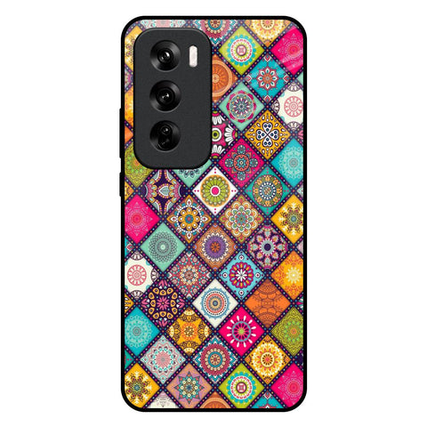Multicolor Mandala Glossy Case for Oppo Reno 12 5G