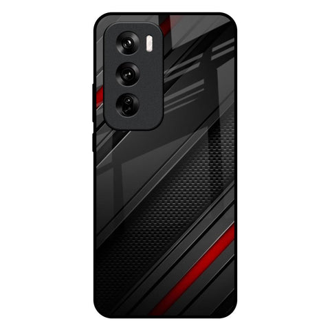 Modern Abstract Glossy Case for Oppo Reno 12 5G