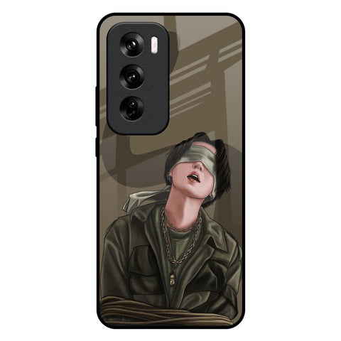 Blind Fold Glossy Case for Oppo Reno 12 Pro 5G