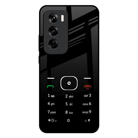 Classic Keypad Pattern Glossy Case for Oppo Reno 12 Pro 5G