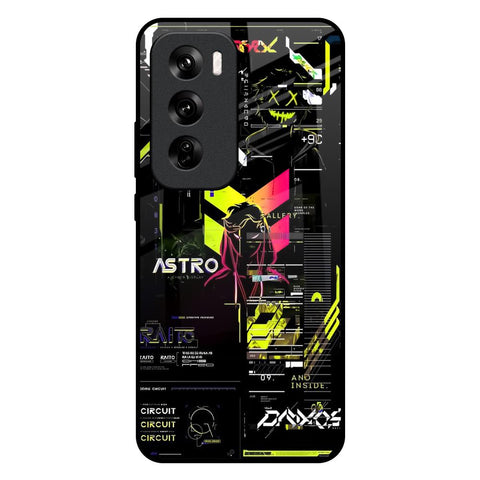 Astro Glitch Glossy Case for Oppo Reno 12 Pro 5G
