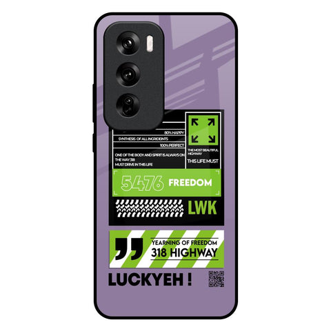 Run & Freedom Glossy Case for Oppo Reno 12 Pro 5G