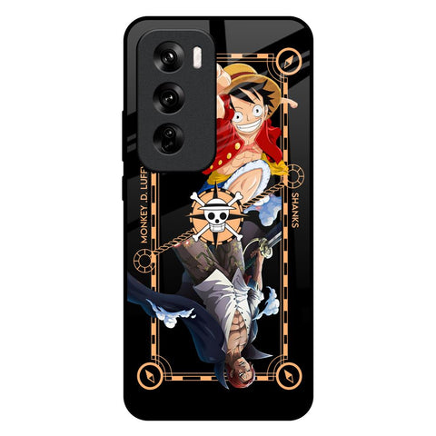 Shanks & Luffy Glossy Case for Oppo Reno 12 Pro 5G
