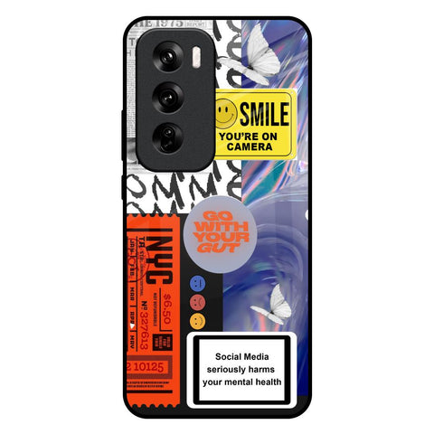 Smile for Camera Glossy Case for Oppo Reno 12 Pro 5G