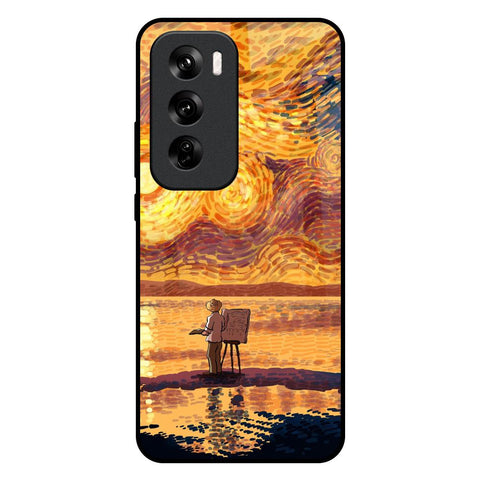 Sunset Vincent Glossy Case for Oppo Reno 12 Pro 5G