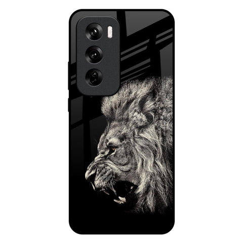 Brave Lion Glossy Case for Oppo Reno 12 Pro 5G
