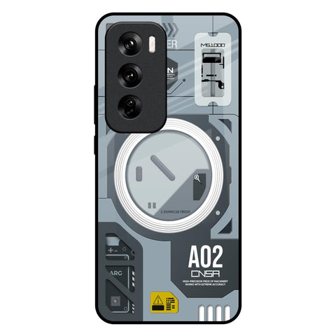 Modern Technology Glossy Case for Oppo Reno 12 Pro 5G