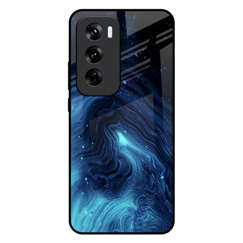 Dazzling Ocean Gradient Glossy Case For Oppo Reno 12 Pro 5G