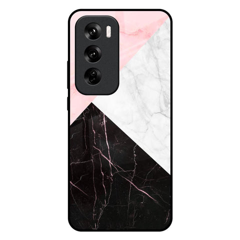 Marble Collage Art Glossy Case For Oppo Reno 12 Pro 5G