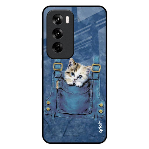 Kitty In Pocket Glossy Case For Oppo Reno 12 Pro 5G