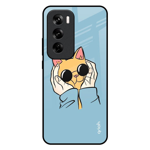 Adorable Cute Kitty Glossy Case For Oppo Reno 12 Pro 5G