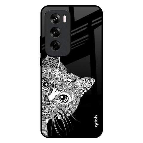 Kitten Mandala Glossy Case for Oppo Reno 12 Pro 5G
