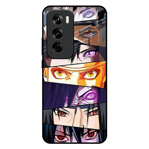 Anime Eyes Glossy Case for Oppo Reno 12 Pro 5G
