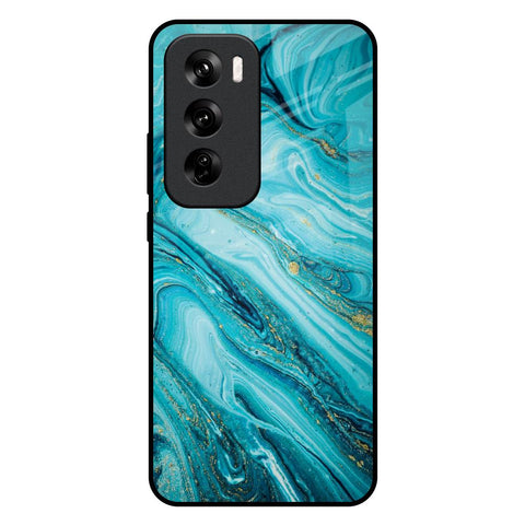 Ocean Marble Glossy Case for Oppo Reno 12 Pro 5G