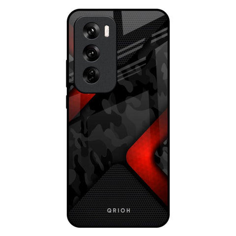 Modern Camo Abstract Glossy Case for Oppo Reno 12 Pro 5G