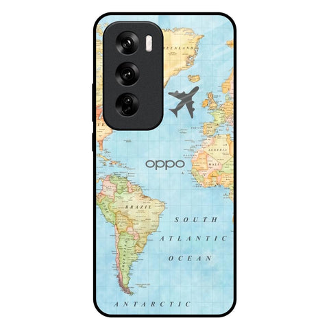 Fly Around The World Glossy Case for Oppo Reno 12 Pro 5G