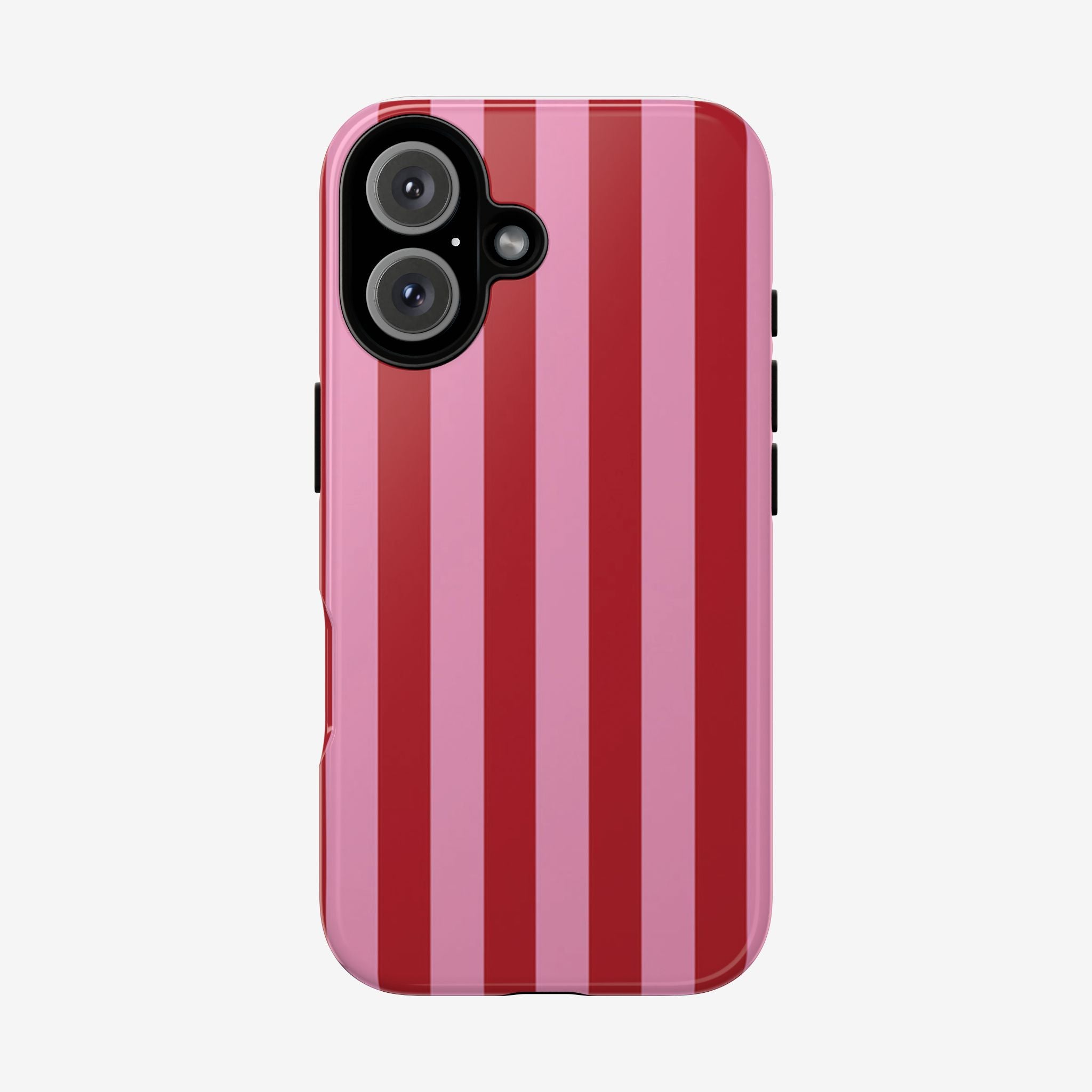 Pink Stripes Tough Case  Available For All iPhone Models