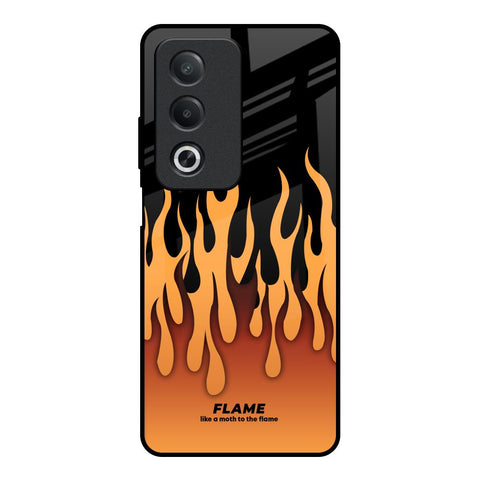 Fire Flame Glossy Case for OPPO A3 Pro 5G