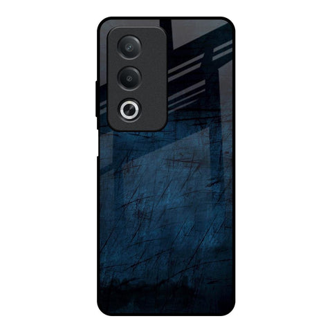 Dark Blue Grunge Glossy Case for OPPO A3 Pro 5G