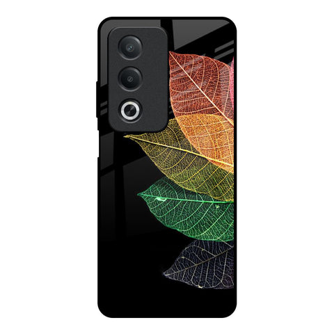 Colorful Leaves Glossy Case for OPPO A3 Pro 5G