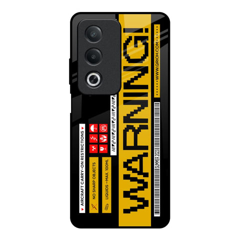 Aircraft Warning Glossy Case for OPPO A3 Pro 5G