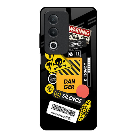 Danger Signs Glossy Case for OPPO A3 Pro 5G