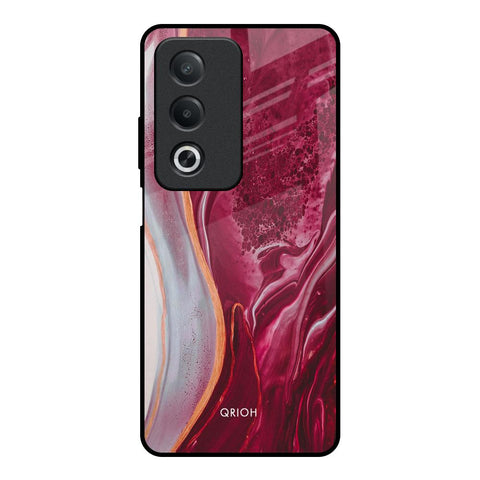Crimson Ruby Glossy Case for OPPO A3 Pro 5G