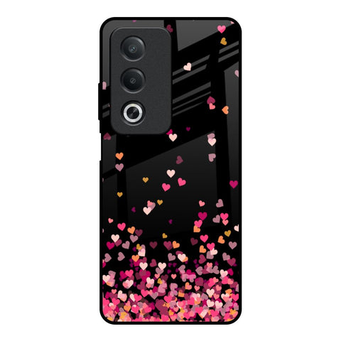 Heart Rain Fall Glossy Case For OPPO A3 Pro 5G