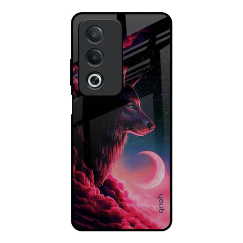 Moon Wolf Glossy Case for OPPO A3 Pro 5G