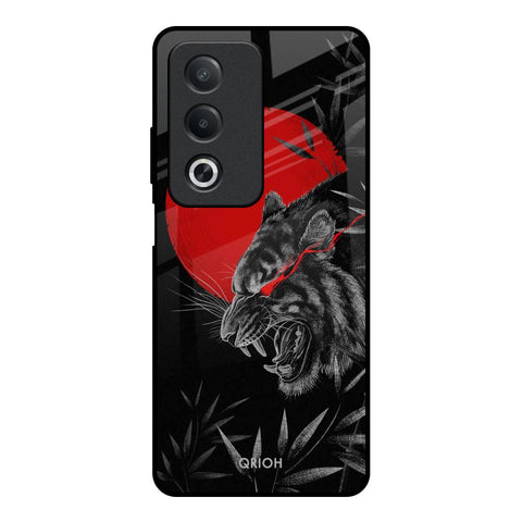 Red Moon Tiger Glossy Case for OPPO A3 Pro 5G