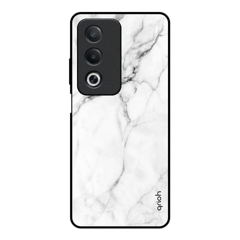 Modern White Marble Glossy Case for OPPO A3 Pro 5G