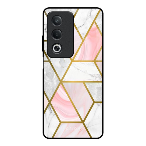 Geometrical Marble Glossy Case for OPPO A3 Pro 5G