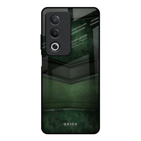Green Leather Glossy Case for OPPO A3 Pro 5G