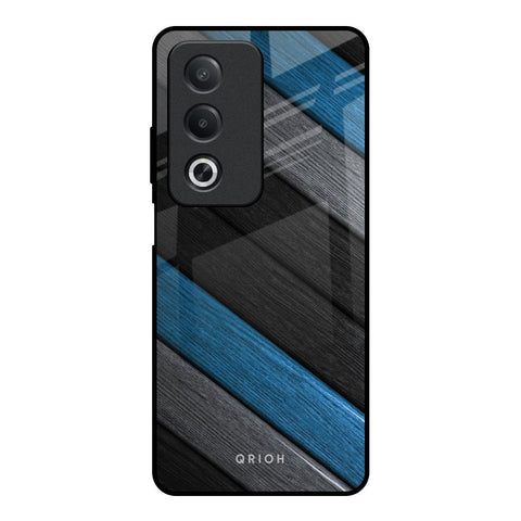 Multicolor Wooden Effect Glossy Case for OPPO A3 Pro 5G