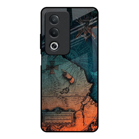Geographical Map Glossy Case for OPPO A3 Pro 5G