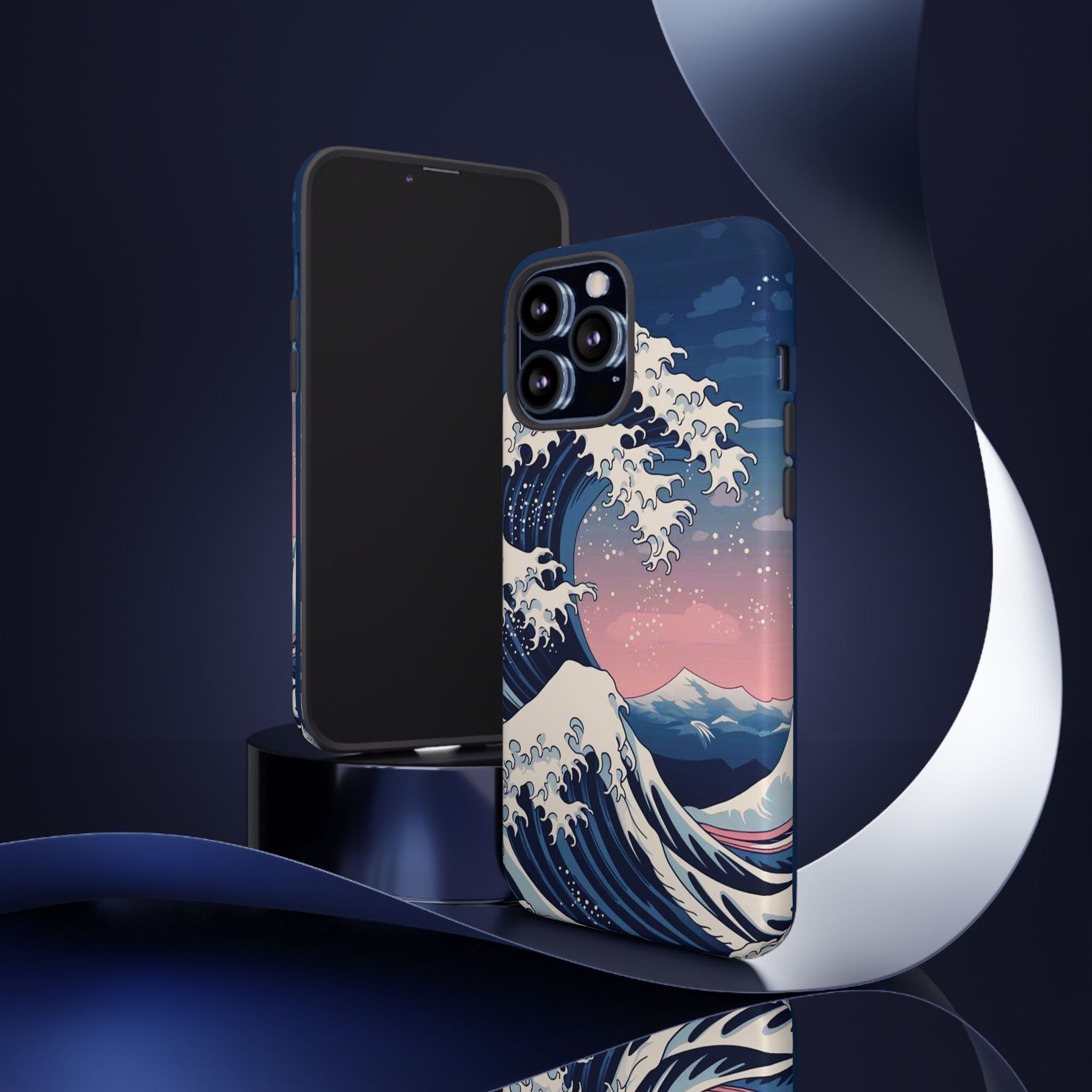 Ocean Crest Premium Tough Shining Phone Case (Double Layer) Available For All iPhone Models