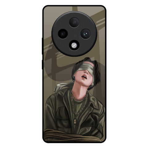 Blind Fold Glossy Case for Oppo F27 Pro Plus