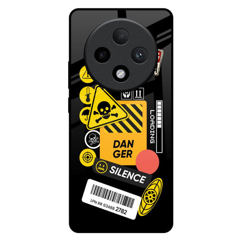 Danger Signs Glossy Case for Oppo F27 Pro Plus