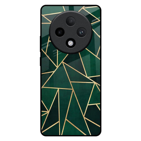 Abstract Green Glossy Case For Oppo F27 Pro Plus
