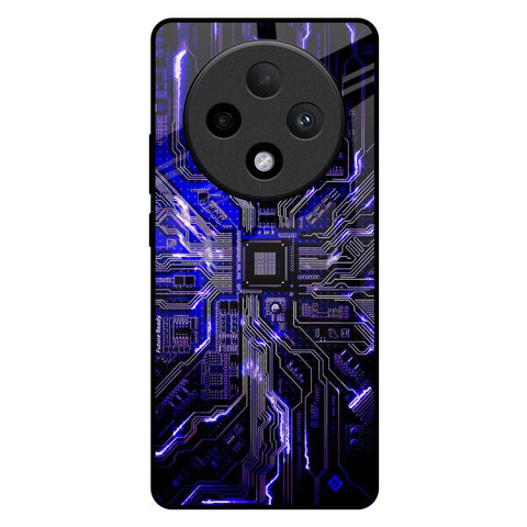 Techno Color Pattern Glossy Case For Oppo F27 Pro Plus