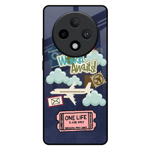 Tour The World Glossy Case For Oppo F27 Pro Plus
