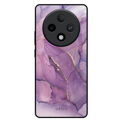 Purple Gold Marble Glossy Case for Oppo F27 Pro Plus