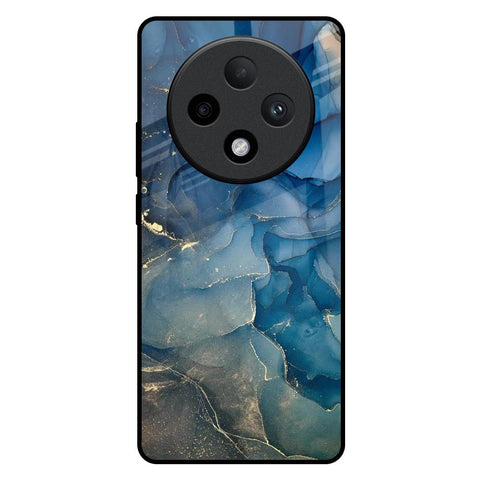 Blue Cool Marble Glossy Case for Oppo F27 Pro Plus