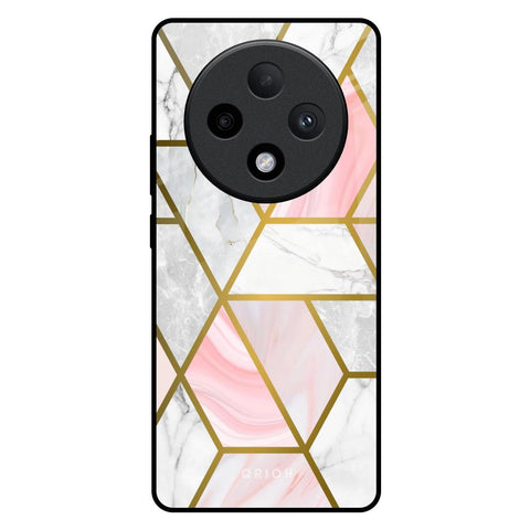 Geometrical Marble Glossy Case for Oppo F27 Pro Plus