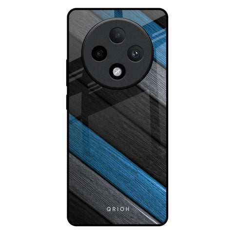 Multicolor Wooden Effect Glossy Case for Oppo F27 Pro Plus