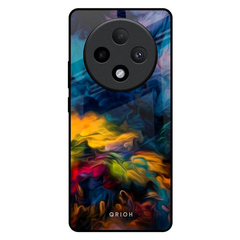 Multicolor Oil Painting Glossy Case for Oppo F27 Pro Plus