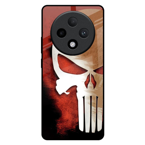 Red Skull Glossy Case for Oppo F27 Pro Plus
