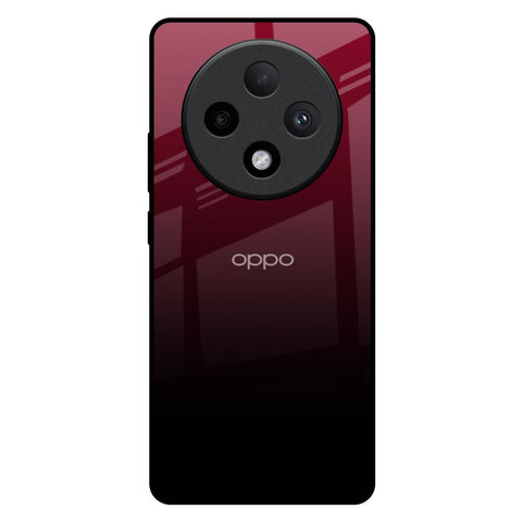 Wine Red Glossy Case For Oppo F27 Pro Plus